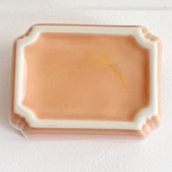 Fiesta Homer Laughlin Retired Apricot Sugar Packet Caddy - Picture 6 of 8